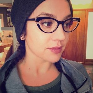 Authentic Miu Miu eyeglasses with a non RX lense